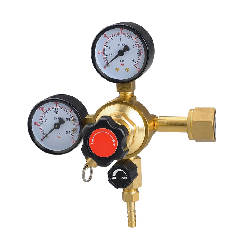 TR-60A aluminiumslegering Multi-Speed ​​CO2 trykregulator