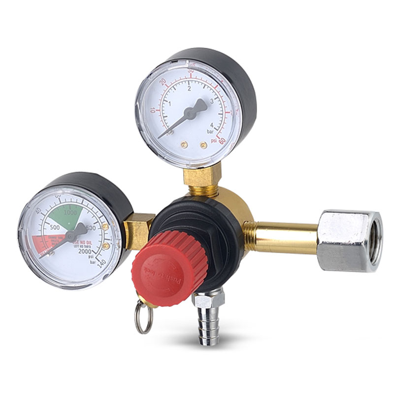 TR-98 Aluminium Precision CO2 trykregulator
